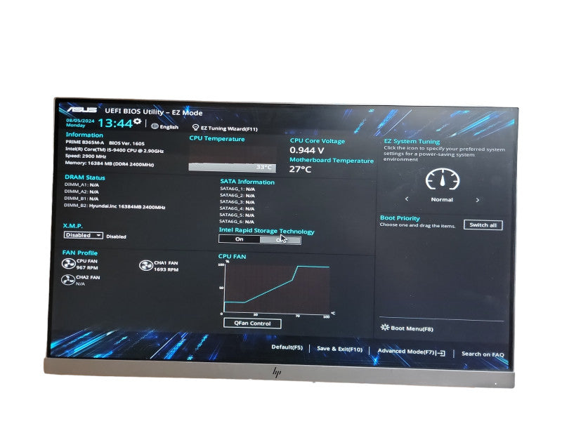 Custom PC PRIME B365M - A i5 - 9400 CPU @ 2.90GHz 16GB DDR4 Ram θ