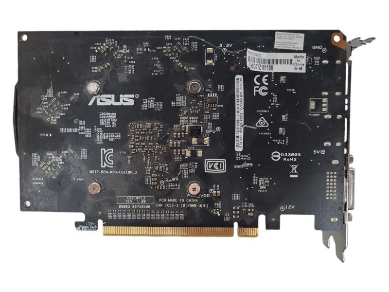 Asus NVIDIA Geforce GTX 1050 2 GB GDDR5 PCI Express 3.0 x16 Video Card