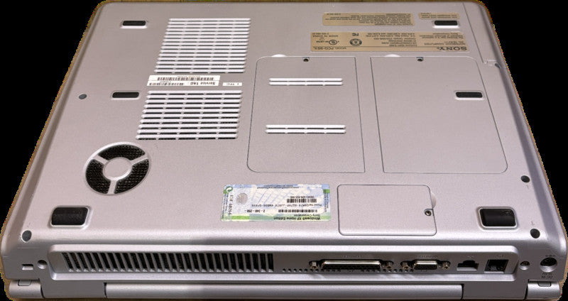 SONY VAYO PCG-9S1L Intel Pentium 4 3.06GHz 500MB RAM No HDD READ!