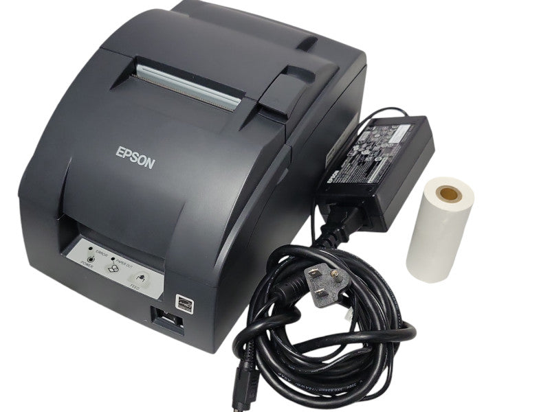 Epson TM-U220B M188B Thermal Receipt Printer with Power Supply _