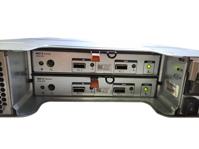 Dell PowerVault MD1200 12x 3.5" HDD Bays, 2x PSU, 2x MD12 Series Controllers