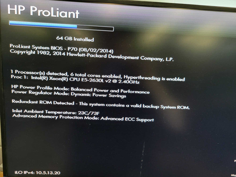 HP ProLiant DL380P Gen8 - Xeon E5-2630L | 64GB RAM | NO HDD | P420i | 460W PS %