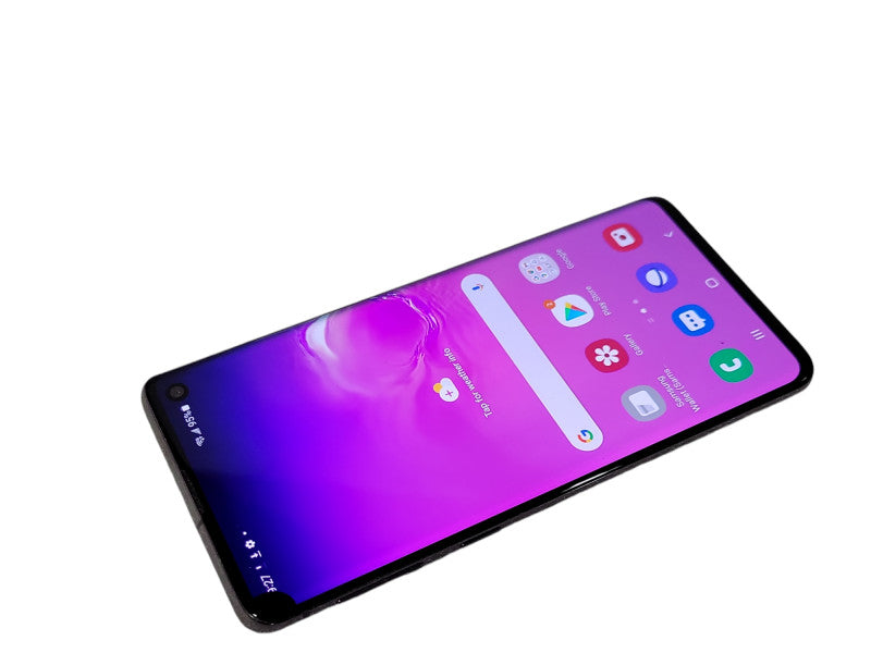 Samsung Galaxy S10 128GB SM-G973W Unlocked Smart Phone, READ _