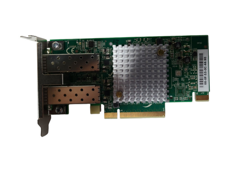 SolarFlare S6102 SFN5122F Dual Port 10Gbe PCIe Adapter SF329-9021-R7