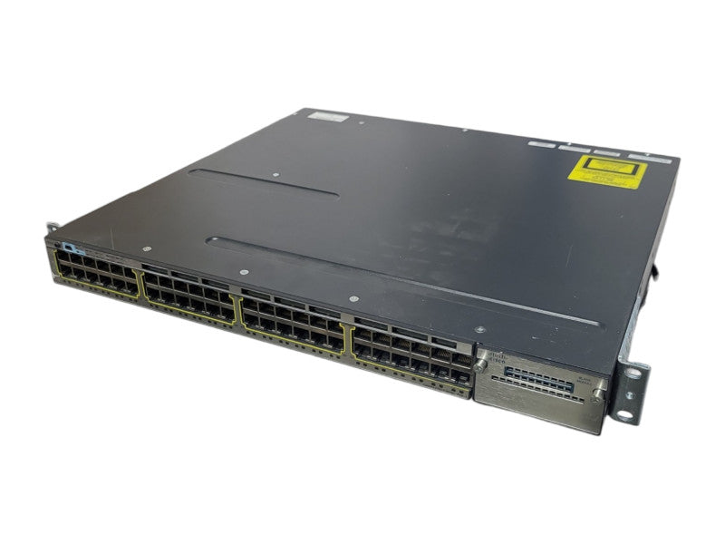 Cisco WS-C3750X-48P-S, 48-Port Gigabit PoE Switch, 1x 715W PSU