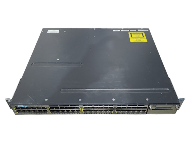 Cisco WS-C3750X-48P-S, 48-Port Gigabit PoE Switch, 1x 715W PSU
