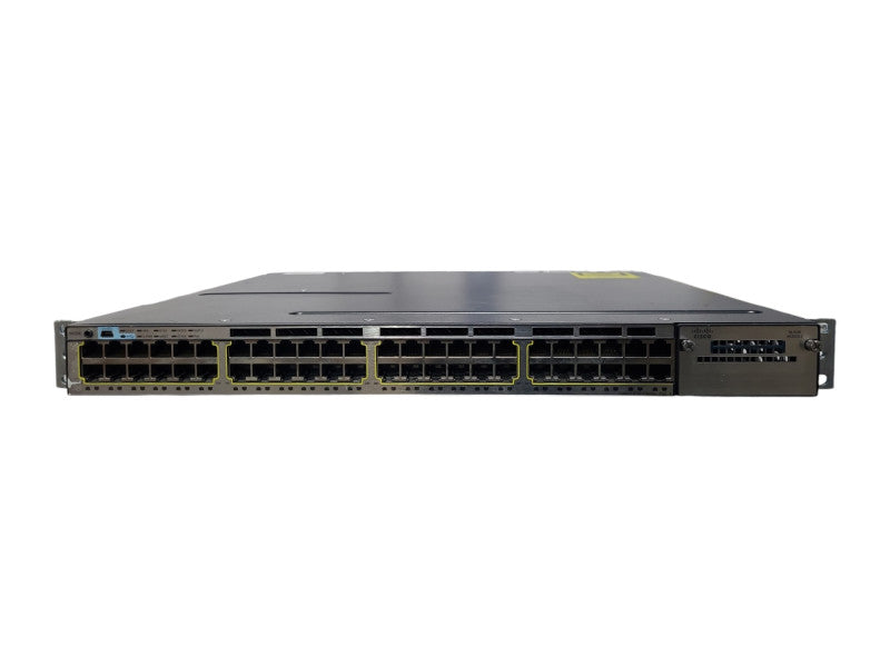 Cisco WS-C3750X-48P-S, 48-Port Gigabit PoE Switch, 1x 715W PSU