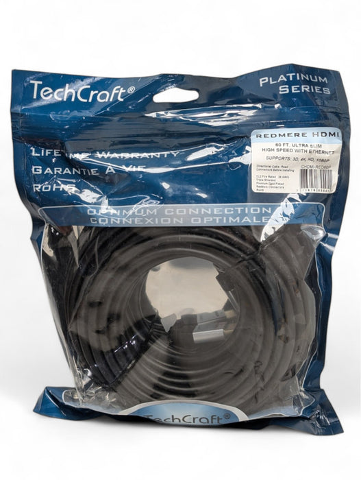 TechCraft 60 FT.  HDMI Cable with Ethernet  Q-