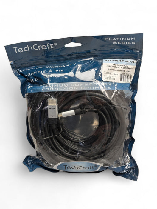 TechCraft 75 FT. HDMI Cable with Ethernet -