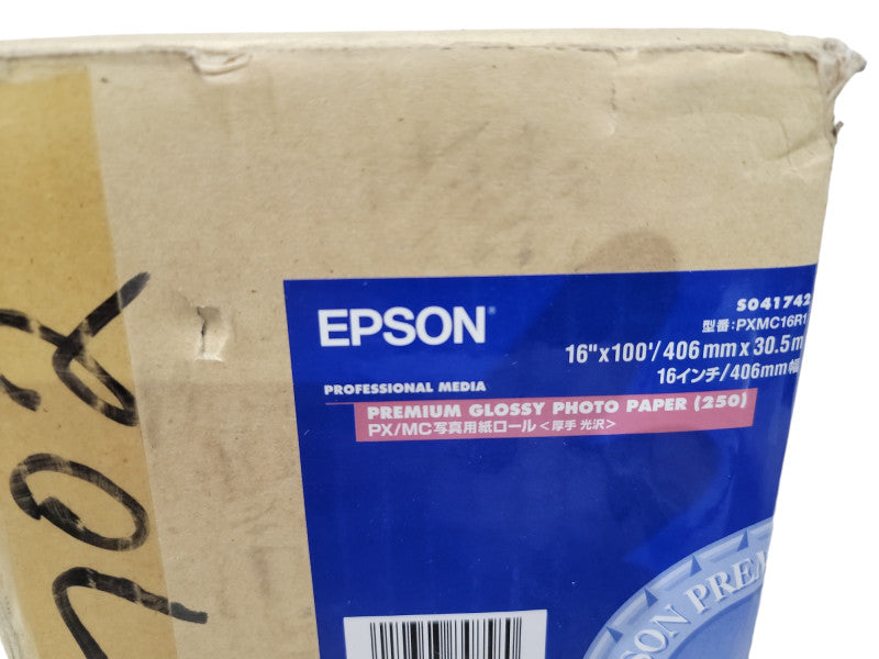 Epson Premium Glossy Photo Paper (250) 16" x 100' Q