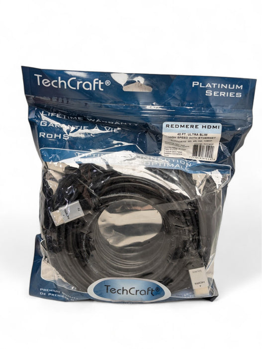TechCraft 40 FT. HDMI Cable with Ethernet Q-
