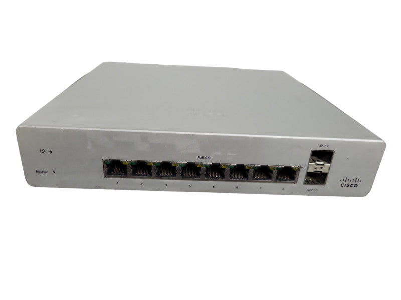 Cisco Meraki MS220-8P-HW 8-Port Gigabit PoE 2x SFP Network Switch Unclaimed !