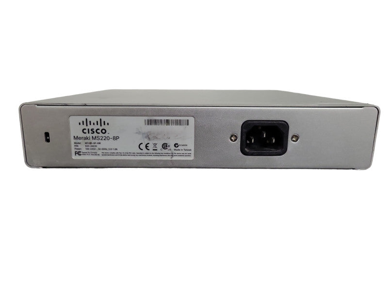 Cisco Meraki MS220-8P-HW 8-Port Gigabit PoE 2x SFP Network Switch Unclaimed !