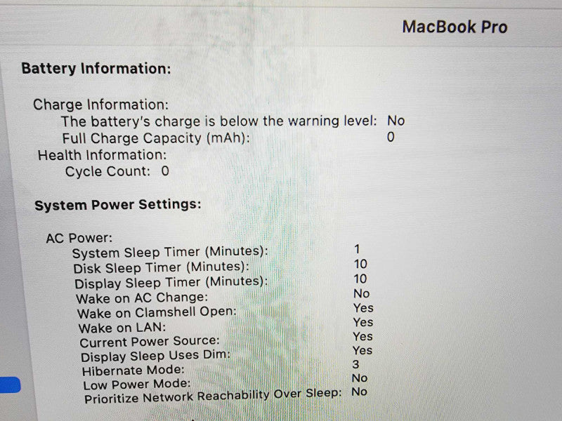 Apple Macbook Pro 2019 13" 4-Core i5-8257U @ 1.4GHz 8GB DDR3 120GB SSD (