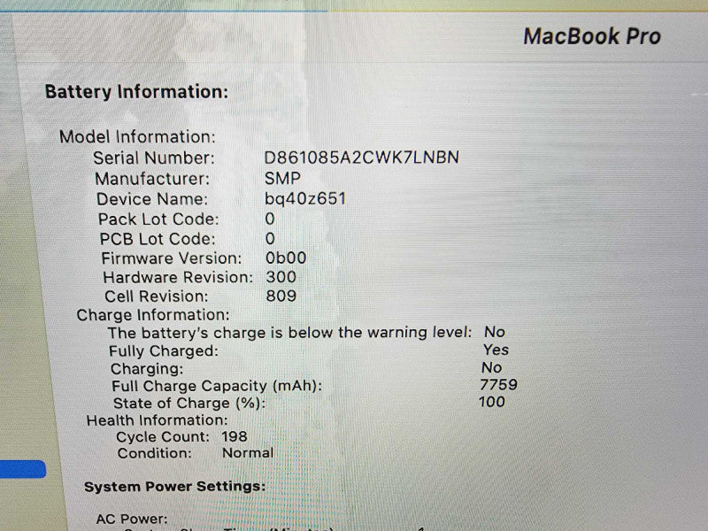Apple Macbook Pro 2019 16" 8-Core i9-9880H @ 2.3GHz 16GB DDR4 1TB SSD Radeon Pro 5500M 4GB (