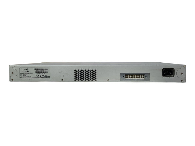 Cisco Meraki MS220-24P, 24-Port Gigabit PoE Switch, 4x SFP, Unclaimed, READ