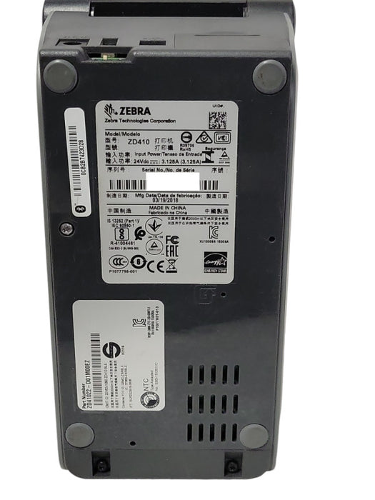 Zebra ZD410 Direct Thermal Label Printer ZD41022-D01M00EZ, READ _