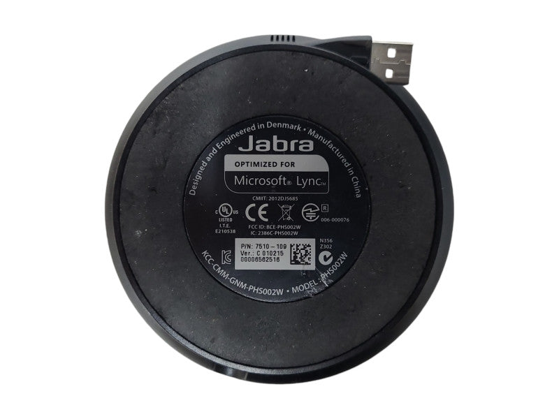 Jabra Speak 510 hands free speaker phone, Model: PHS002W, Bluetooth and USB