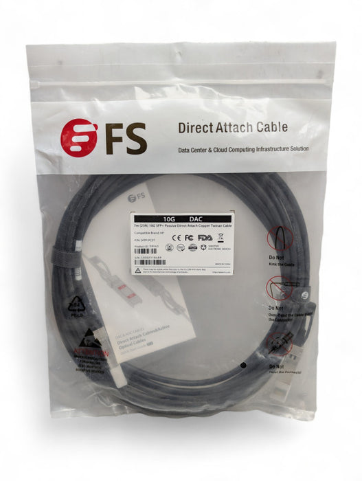 HP 10G SFP+ Passive Direct Attach Copper Twinax 7m long SFPP-PC07 Q-