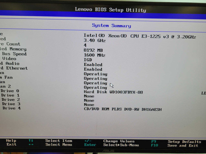 Lenovo ThinkServer TS140 - Xeon E3-1225v3 3.20GHz | 8GB RAM | NO HDD %