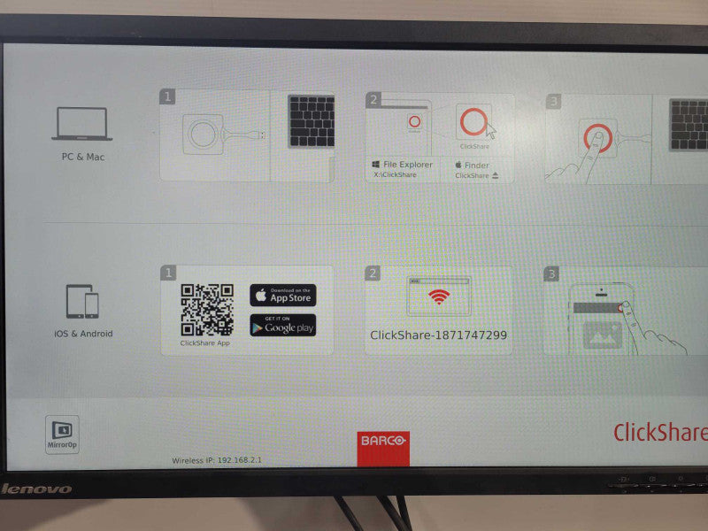 BARCO ClickShare CS-100 R9861510 R9861510NA !