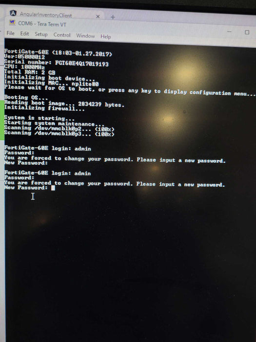 Fortinet Fortigate-60E Network Security Firewall appliance FG-60E Q$