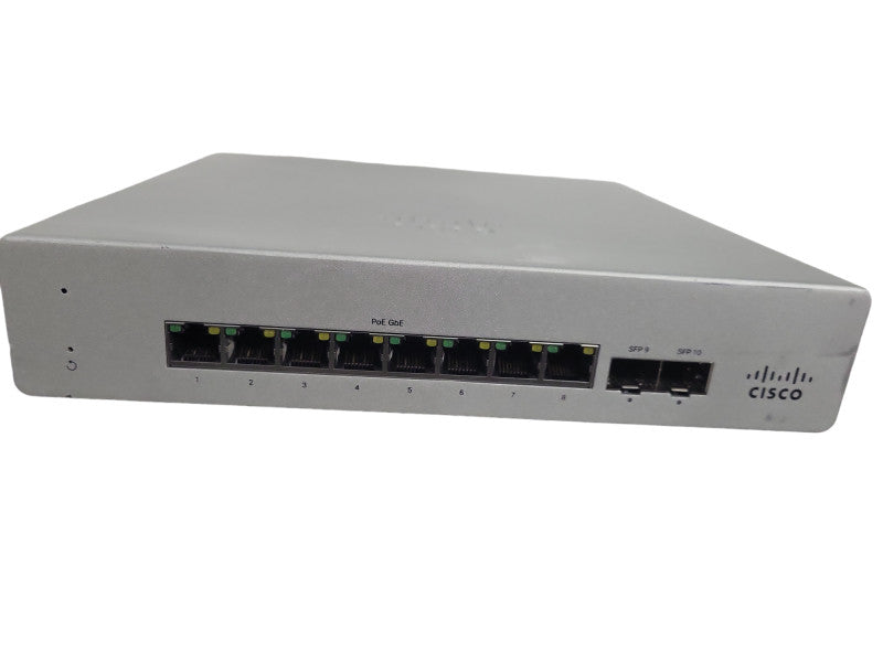Cisco MS120-8FP | 10-Port Gigabit PoE Managed Ethernet Switch *UNCLAIMED !
