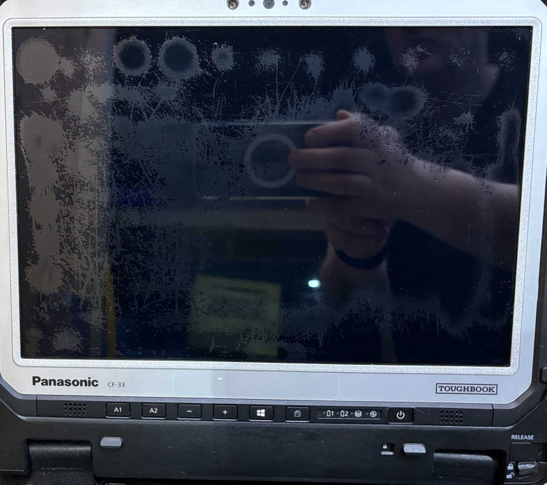 Panasonic ToughBook CF-33 TOUCH i5-7300U 8GB 256SSD 3440Hrs. No Battery READ!