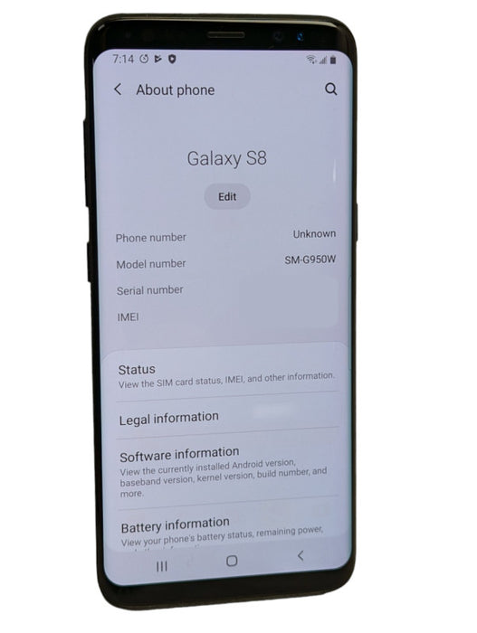 Samsung Galaxy S8 64GB (SM-G950W) Purple UNLOCKED -