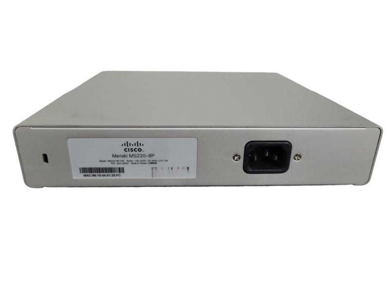 Cisco Meraki MS220-8P-HW 8-Port Gigabit PoE 2x SFP Network Switch Unclaimed !