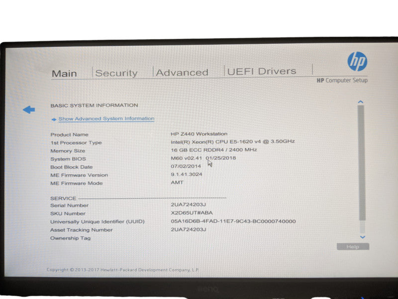 HP Z440 Workstation | Xeon E5-1620 v4 | 16GB DDR4 | No HDD | Quadro K620