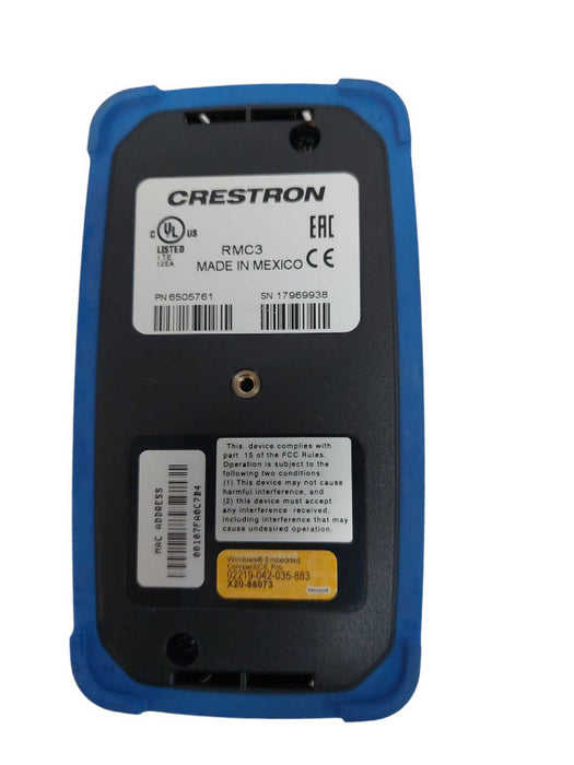 Crestron Room Media Controller Series 3 Model: RMC3 PN: 6505761 Q=