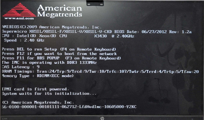 Supermicro X8SIL/X8SIL-F/X8SIL-V/X8SIL-V-CKD 1U server, Xeon X3430 2.40GHz, No RAM, No PWR