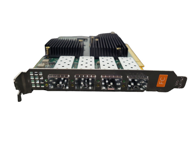 Emulex LPe31004-M6-SIO 4-Port Short Wave Optical HBA Host Bus Adapter Card !