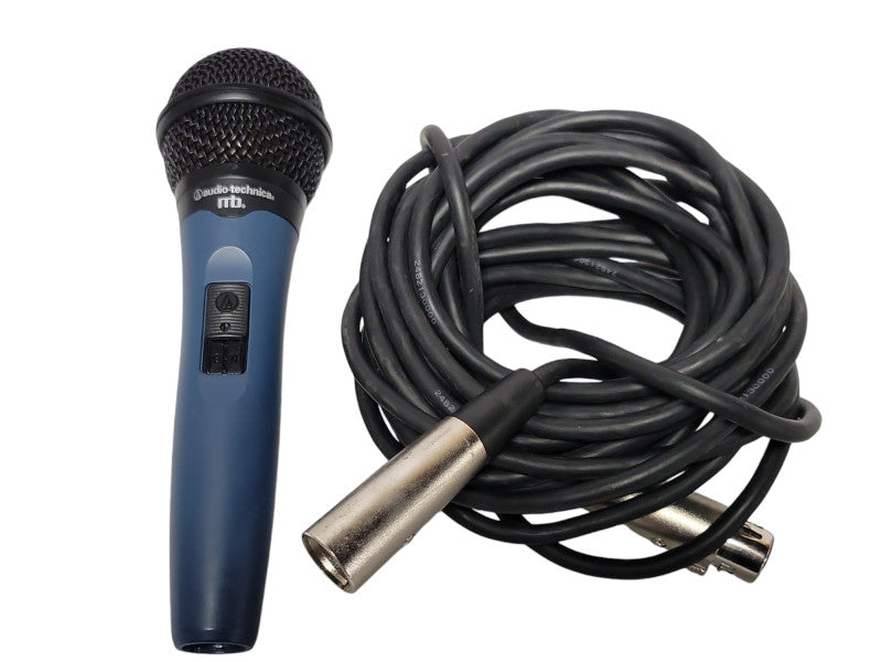 Audiotechnica MB1K Midnight blue Dynamic Microphone w/ Cable. READ _