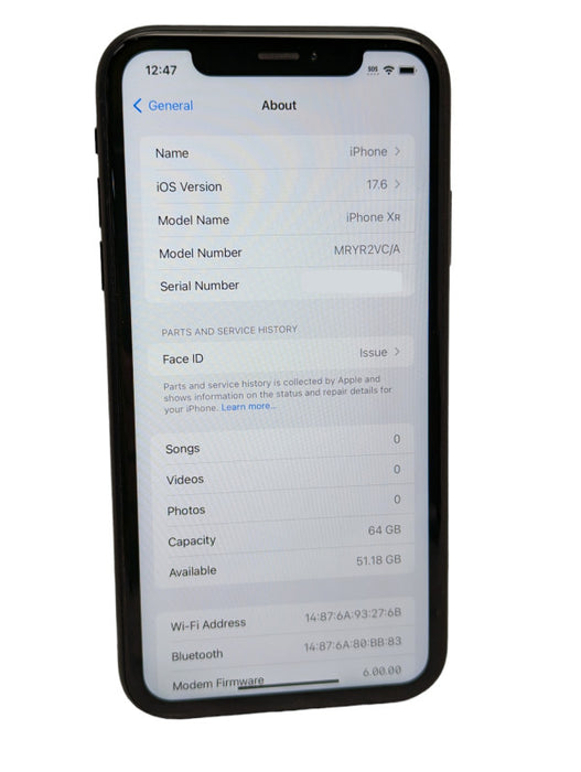 Apple iPhone Xr 64GB UNLOCKED Please READ  -
