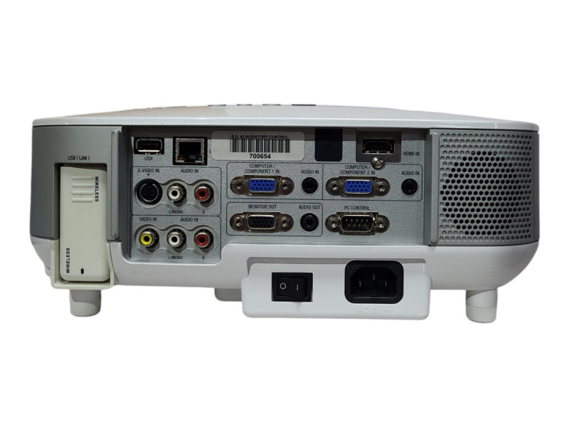 NEC NP905 LCD HDMI VGA RCA w/ WiFi S Video Ethernet, Lamp Hour: 1445Hrs