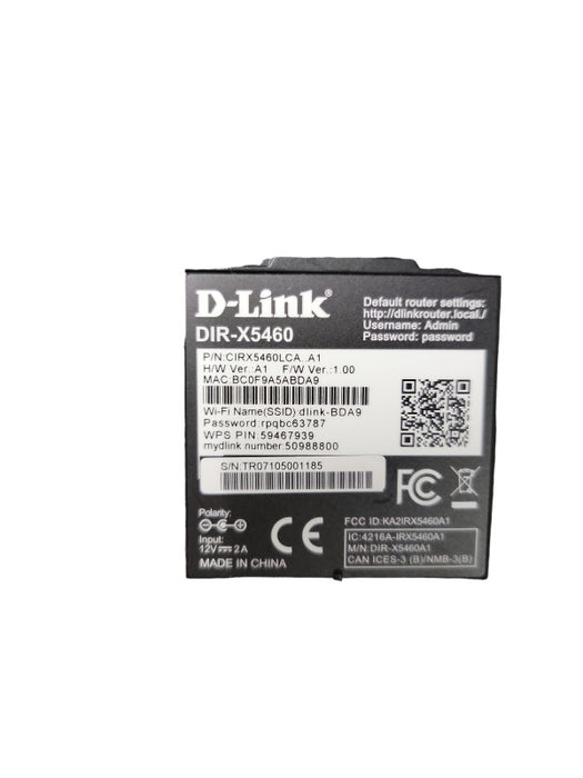 D-Link AX5400 DIR-X5460 Mesh Wi-Fi 6 Wireless Router Gaming Dual Band HIGH SP