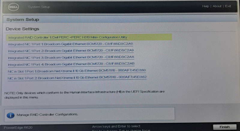 Dell R620 1U 8x 2.5" | 2x Xeon E5-2650 @ 2.00GHz 8C, 128GB Ram, H310 Mini
