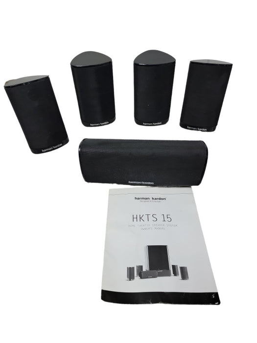 Harman Kardon HKTS 15 5.1  Home Theater 5x Speakers Only, No Subwoofer