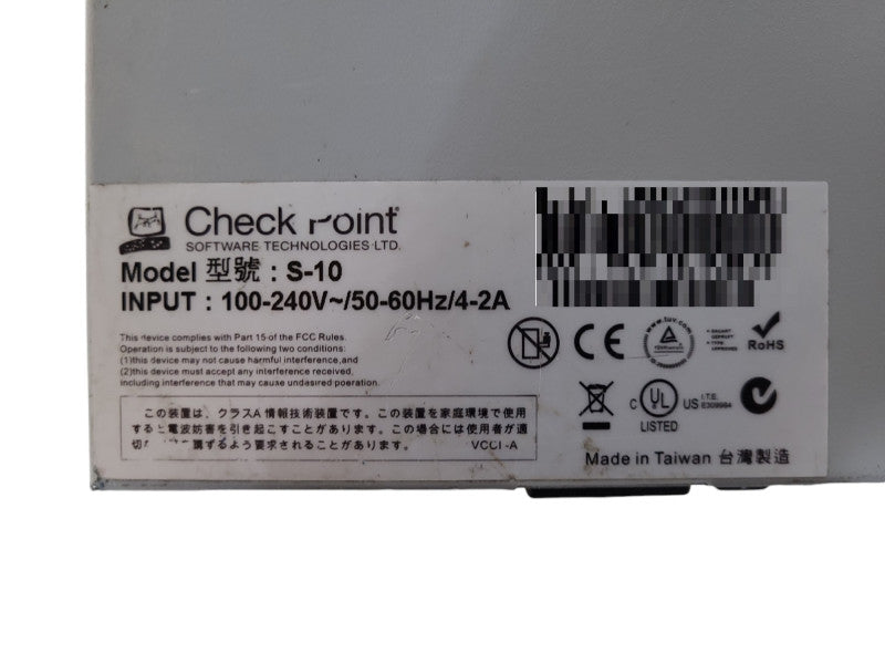Check Point Smart Security Appliance, S-10