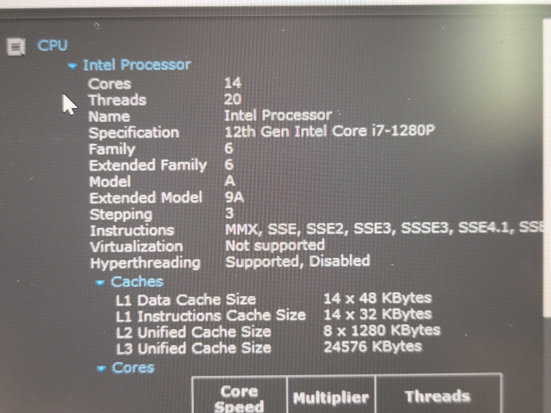 Lenovo ThinkPad P14s| i7-1280P| 32GB DDR4| NVIDIA T530| 1TB SSD READ β Lap200