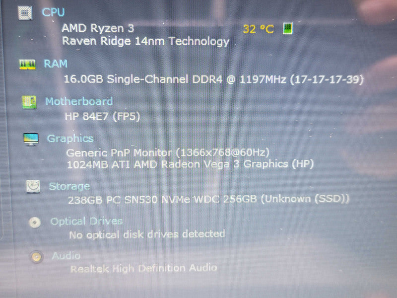 Hp Pavillion Laptop Touch Screen Ryzen 3 2200U| 16GB DDR4| 256GB SSD  β BudLap