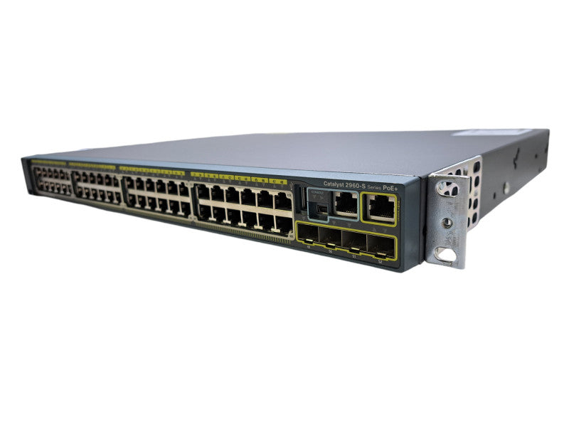 Cisco WS-C2960S-48FPS-L V02 | 48 Port Gigabit PoE+ 740W Managed Switch