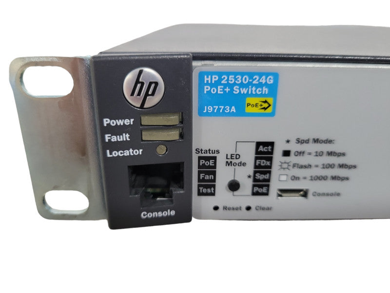 HP J9773A | 2530-24G-PoE+ | 24 Port Gigabit PoE+ w/ 4x SFP Switch !