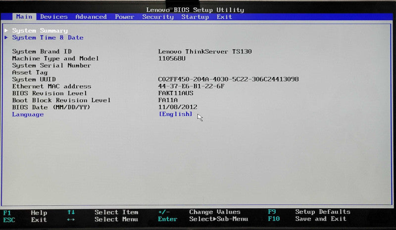 Lenovo ThinkServer TS130, E3-1225 v2 3.20GHz 4C, 4GB DDR3, 2x 2TB HDDs