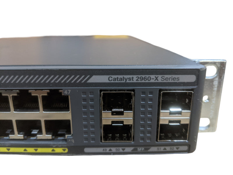 Cisco Catalyst 2960X | WS-C2960X-48FPS-L V07 | 48port Gigabit PoE | 4x SFP
