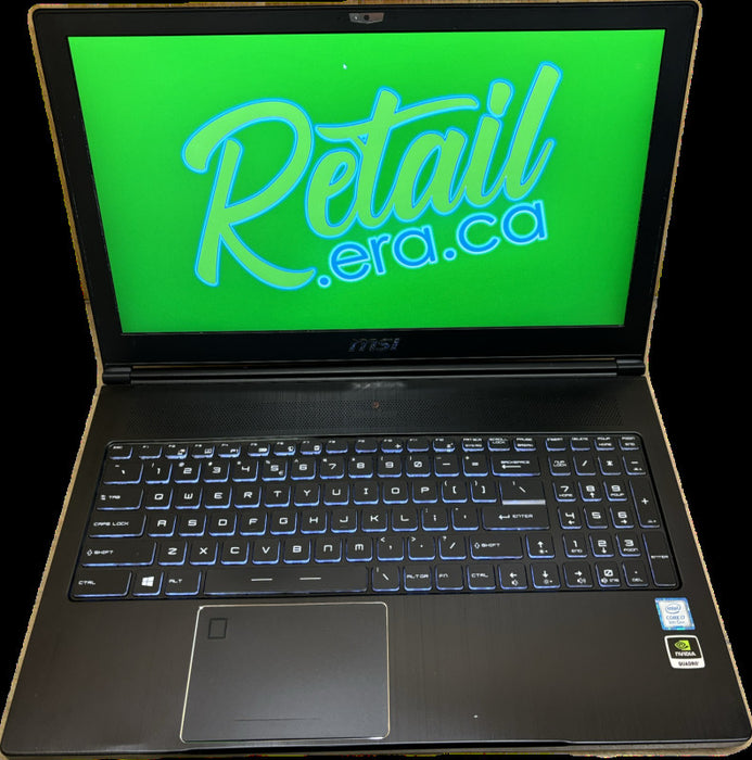 MSI WS63 8SK i7-8750H 4K QUADRO P3200 6GB 32GB RAM 512 SSD No Battery READ!  Lap200