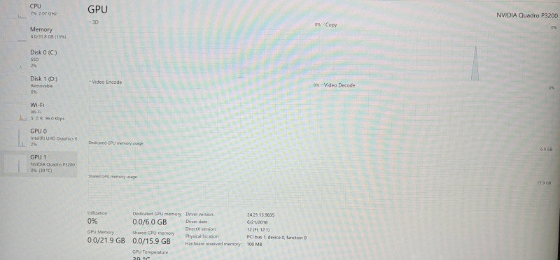 MSI WS63 8SK i7-8750H 4K QUADRO P3200 6GB 32GB RAM 512 SSD No Battery READ!  Lap200