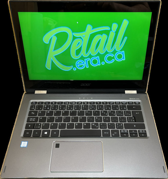 Acer Spin SP513-52N TOUCH Intel Core i5-8250U@1.6GHz 8GH RAM 256GB SSD  Lap200